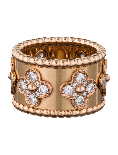 van cleef and arpels clover replica ring|van cleef arpels diamond ring.